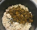 主役級！鷄ミンチの高菜炒め作り方1写真