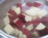 揚げずに簡単♪塩キャラメル大学芋作り方1写真