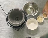 つき姫で簡単糖質オフおから蒸しパン作り方1写真