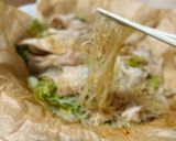 春雨入りの豚レタス蒸し作り方9写真