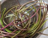 芋づるのきんぴら作り方1写真