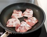 【豚肉とかぼちゃのにんにく醤油炒め】ご飯が進む♪作り方2写真