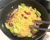 【旬×旬】春キャベツとホタルイカのパスタ作り方5写真