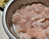 やわらか♪鶏むね肉のチリソース作り方1写真