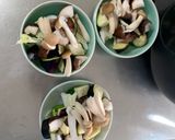 根菜茄子白菜コク旨甘辛梅味温野菜サラダ作り方14写真