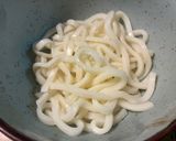 【冷凍牛丼の具 アレンジ】汁なし牛カルビ風うどん作り方4写真