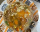 レンジさっぱり洋風甘辛オイ梅味炒飯弁当作り方7写真