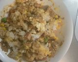 レンジ簡単ピリ辛中華風梅照味炒飯弁当作り方12写真