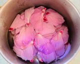 ムクゲときゅうりの酢の物作り方2写真