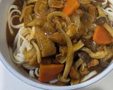レトルトカレーうどん 水増しレシピ作り方8写真