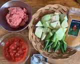 鎌倉野菜（白茄子とオクラ）スパイスカレー作り方1写真