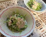 豆苗とツナのわさびマヨ和え作り方4写真