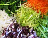 ベトナムのチキンサラダ ●野菜どっさり作り方3写真