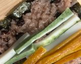 赤飯入り！かまぼこ伊達巻の恵方巻き作り方4写真
