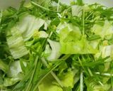 レタスと水菜の塩こんぶサラダ作り方2写真