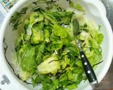 レタスと水菜の塩こんぶサラダ作り方4写真