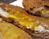 半熟目玉焼き入りメンチカツ作り方4写真