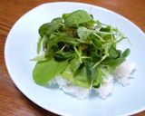牛肉とカラフル野菜のサラダ丼作り方6写真