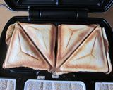 春キャベツと卵のホットサンド作り方4写真