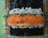 豚肉の裏巻き寿司（酢飯不使用♪）作り方9写真