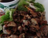 カリカリこま切れ豚肉のわかめ梅じそ風味作り方5写真