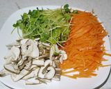 油揚げの野菜詰め焼き作り方1写真
