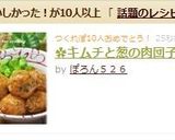 ✿キムチと葱の肉団子✿作り方12写真
