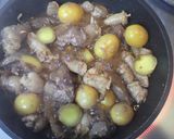 簡単！鶏のホルモン焼き（すき焼き味）作り方3写真