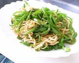 青椒炒麺作り方5写真