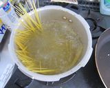 赤玉ねぎとトマトの冷製パスタ作り方2写真