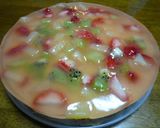 フルーツゼリーとレアチーズケーキ 2層作り方12写真