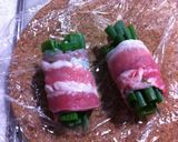 葱ブタ巻き甘酢がらめ作り方1写真