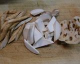 牛肉と根野菜の甘辛炒め☆作り方1写真