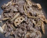 牛肉と根野菜の甘辛炒め☆作り方4写真