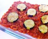 *フライド茄子入りカプレーゼ焼きパスタ*作り方8写真