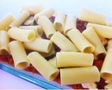 *フライド茄子入りカプレーゼ焼きパスタ*作り方10写真