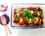 *フライド茄子入りカプレーゼ焼きパスタ*作り方13写真