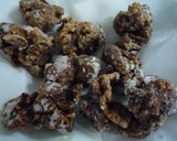 消費♪刺身醤油de唐揚げバーガー作り方4写真