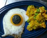 金環日食目玉焼き!作り方4写真