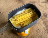 ▲山ごはん▲柿ピークラムチャウダーパスタ作り方2写真