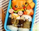 ＊ピカチュウ　ハンバーグ＊作り方6写真