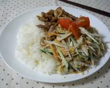 こってり焼肉サラダ丼作り方9写真