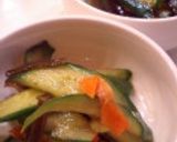 簡単☆食べるラー油で塩昆布きゅうり作り方6写真
