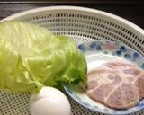 レタスハムエッグ作り方1写真