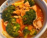 サラダ豆豚ばらブロッコリーのトマト煮込み作り方4写真