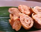 すりおろしパプリカいり、オレンジ色卵焼き作り方4写真
