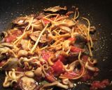 きのこのトマトクリームパスタ作り方5写真