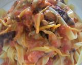 きのこのトマトクリームパスタ作り方9写真