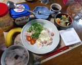 お父さんが作った✨ウインナーの花の卵焼き作り方42写真
