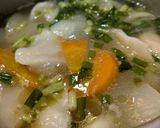 簡単！！10分！！冷凍水餃子を使った中華スープ作り方5写真